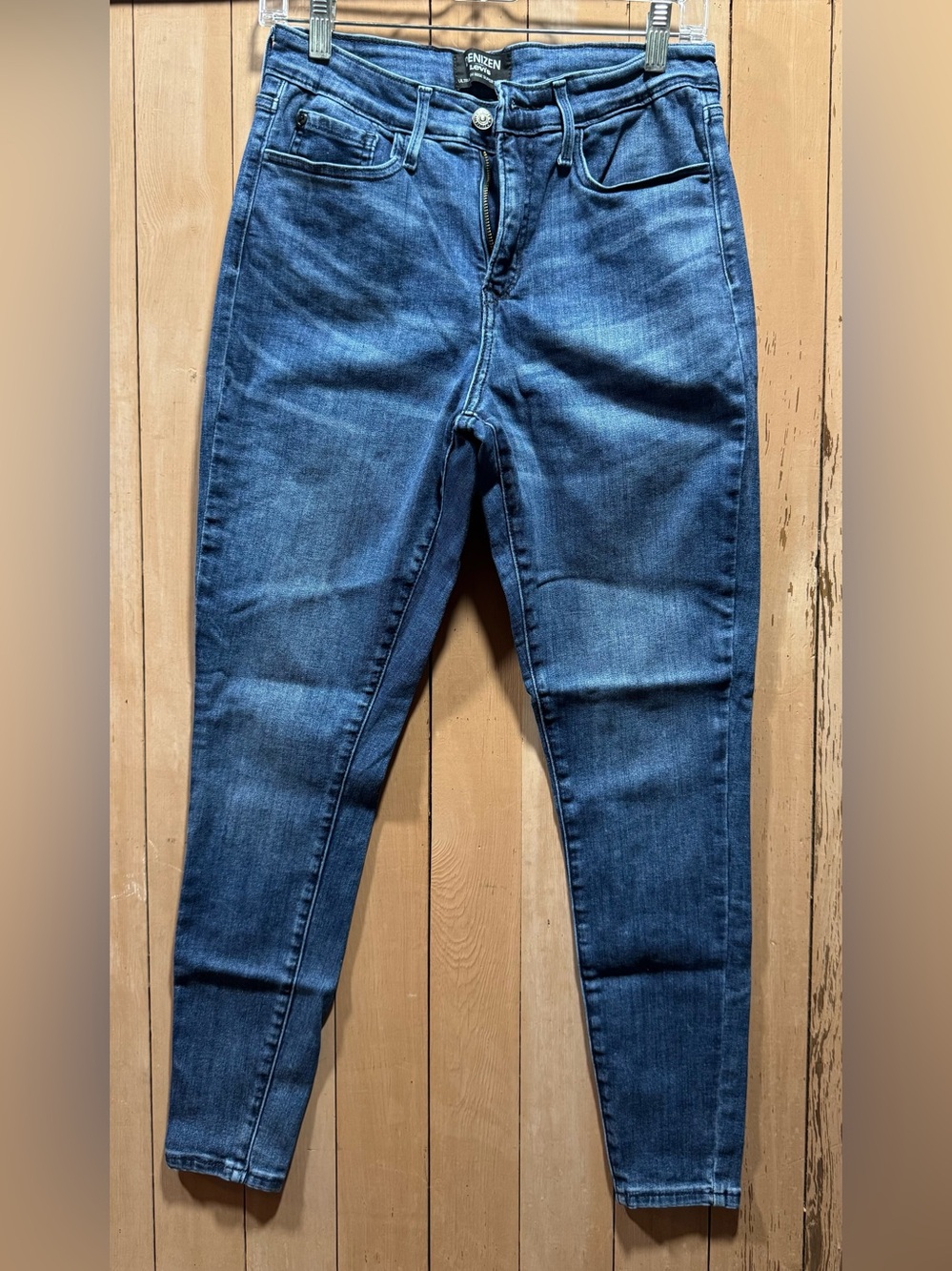 Denizen from Levi's Dark Blue High-Rise Skinny Jeans